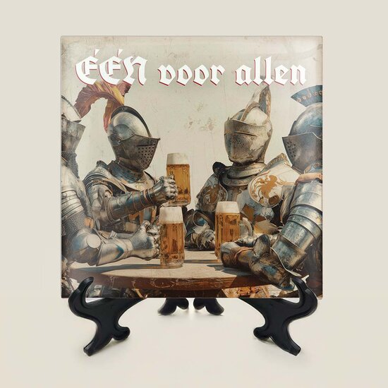 Tegeltje - &Eacute;&Eacute;N voor allen