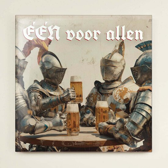 Tegeltje - &Eacute;&Eacute;N voor allen