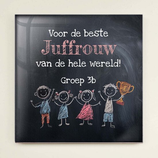 Tegeltje - Meesters &amp; Juffen