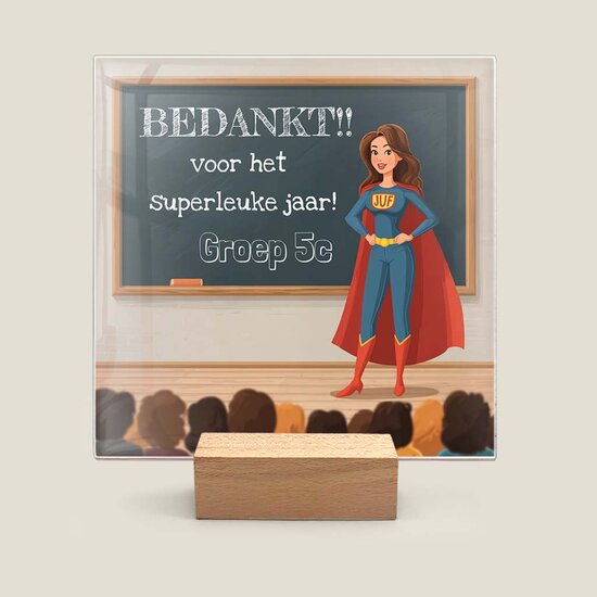 Tegeltje - Superjuf