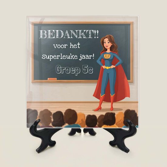 Tegeltje - Superjuf