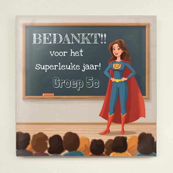 Tegeltje - Superjuf