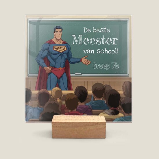 Tegeltje - Supermeester