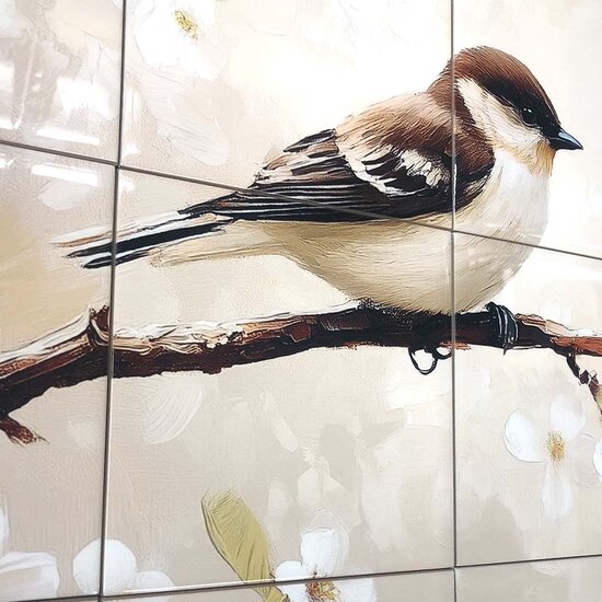 Tegeltableau Vogels