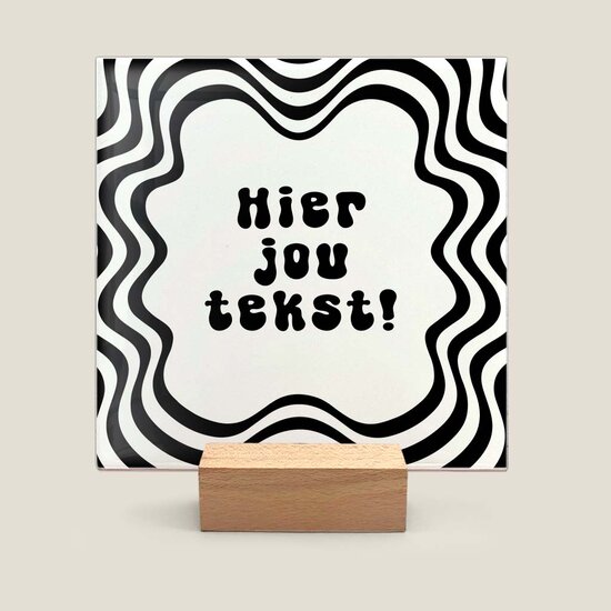 Tegeltje - Hippy