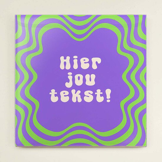Tegeltje - Hippy