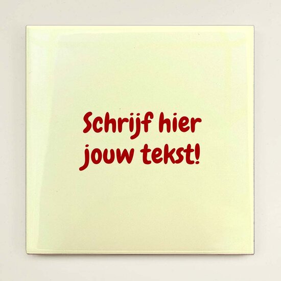 Geel tegeltje