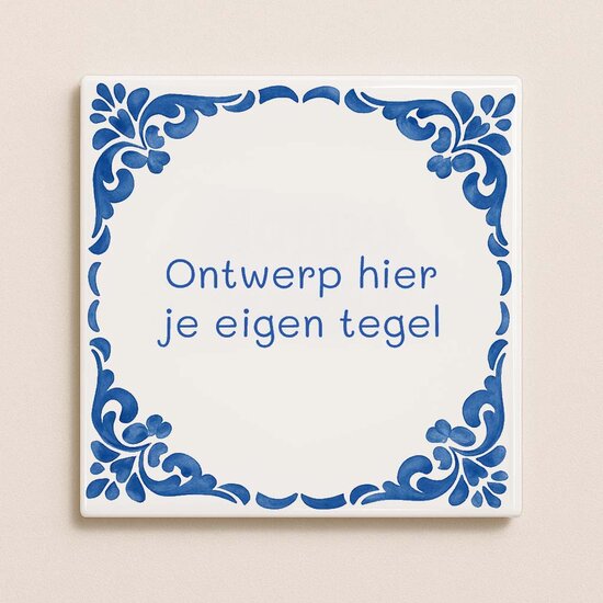 Delfts Blauw tegeltje nr. 22