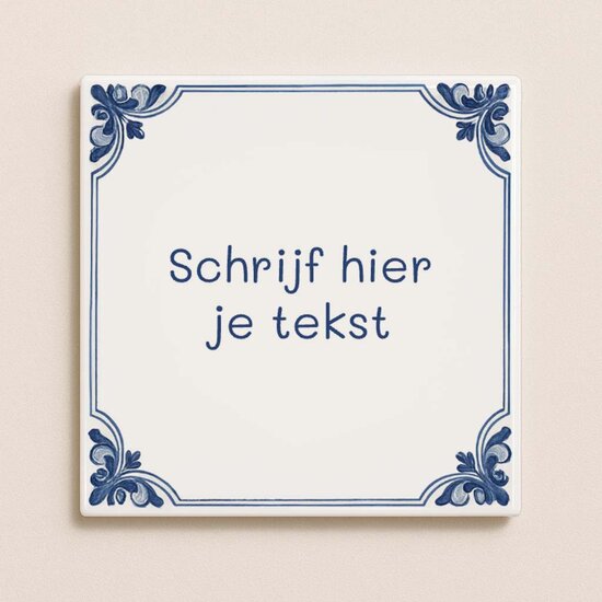 Delfts Blauw tegeltje nr. 27