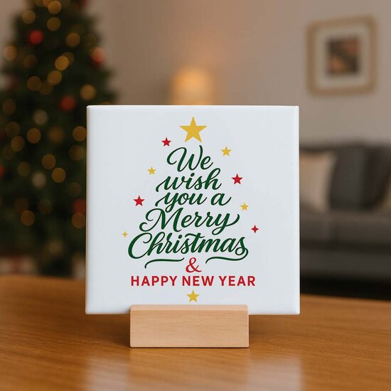 Tegeltje - Merry Christmas