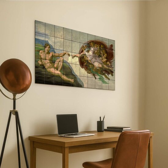 Tegeltableau Creation of Adam