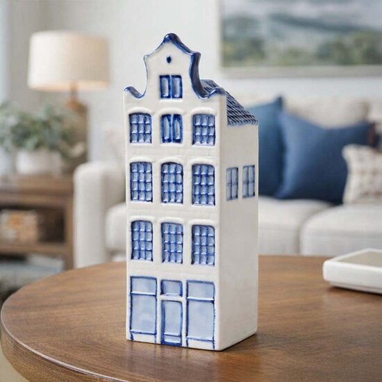 Grachtenpand nr. 2 - Heinen Delfts Blauw