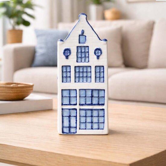 Grachtenpand nr. 3 - Heinen Delfts Blauw