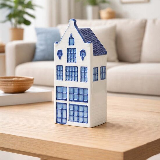 Grachtenpand nr. 3 - Heinen Delfts Blauw