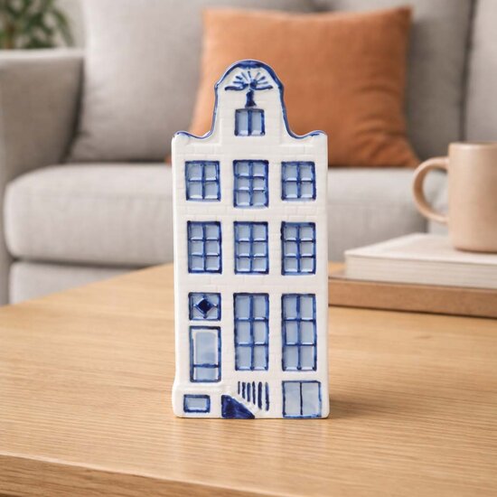 Grachtenpand nr. 4 - Heinen Delfts Blauw