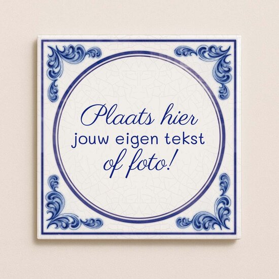 Delfts Blauw tegeltje nr. 62