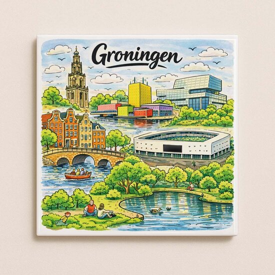 Groningen tegeltje