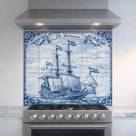 Tegeltableau &ndash; Batavia schip