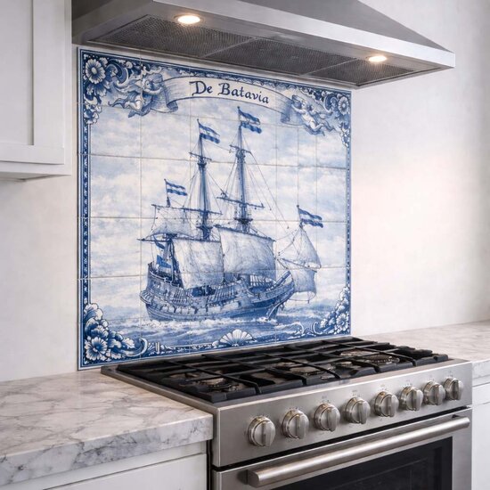 Tegeltableau &ndash; Batavia schip