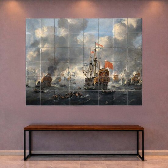 Tegeltableau Zeeslag