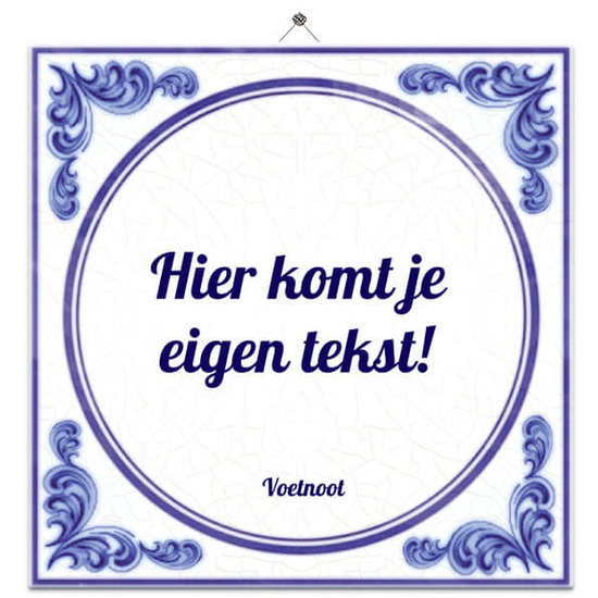Delfts Blauw tegeltje (nr.62)