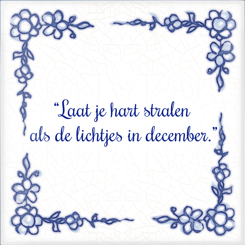 15 Prachtige kerstwensen voor vrienden op een tegeltje