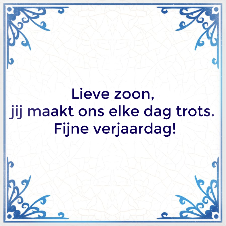 De leukste verjaardagswensen voor een zoon