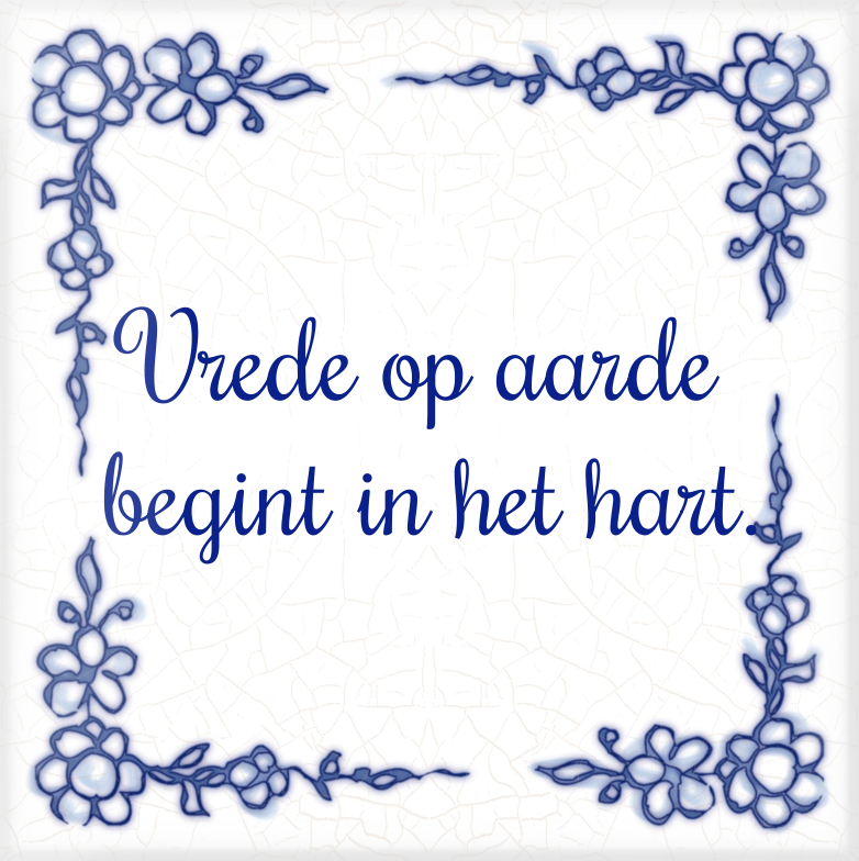 Warme kerst teksten over vrede