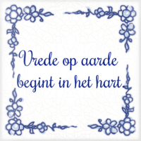 Warme kerst teksten over vrede