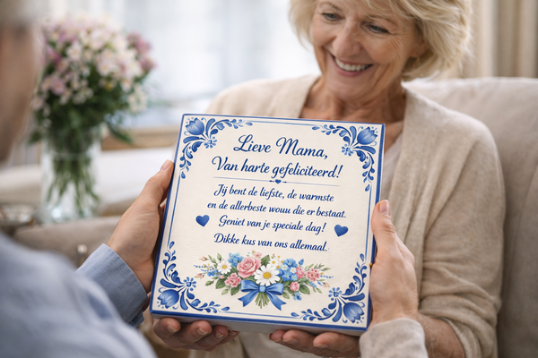 Origineel cadeau voor moeder: 15 unieke tegeltjes