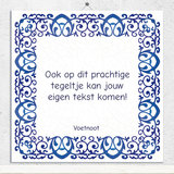 Tegeltje Blauw (nr. 25)