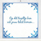 Tegeltje Blauw (nr. 37)