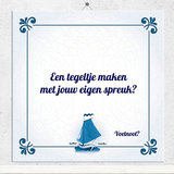 Tegeltje Blauw (nr.57)