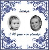 Delfts Blauw tegeltje (nr. 23 met 2 foto's)