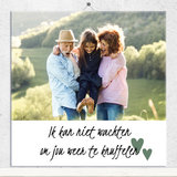 Tegeltje met foto en tekst (nr.150)