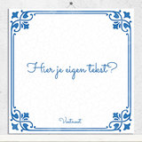 Delfts Blauw tegeltje (nr.154)