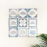 Delfts Blauwe TEGELSTICKER (nr.62)