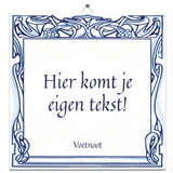 Delfts Blauw tegeltje (nr. 20)
