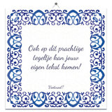 Tegeltje Blauw (nr. 25)