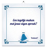 Tegeltje Blauw (nr. 57)
