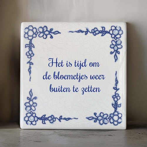 Vrolijk Delfts Blauw tegeltje nr. 21 Vrolijk Delfts Blauw tegeltje nr. 21