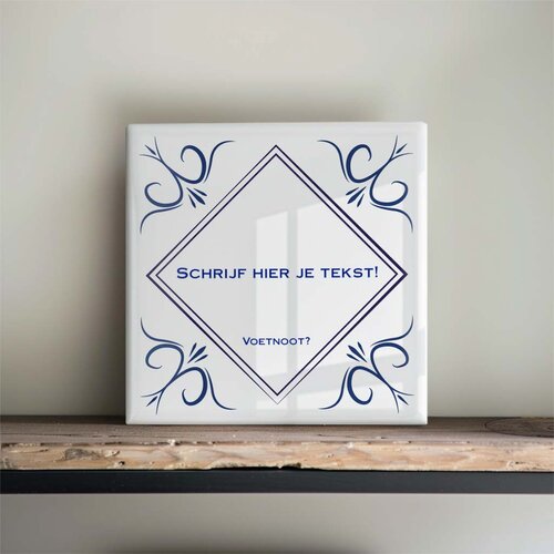 Delfts Blauw tegeltje nr. 55