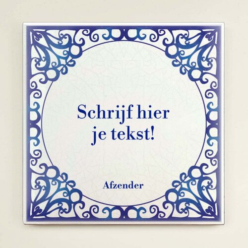 Delfts Blauw tegeltje nr. 30 Delfts Blauw tegeltje nr. 30
