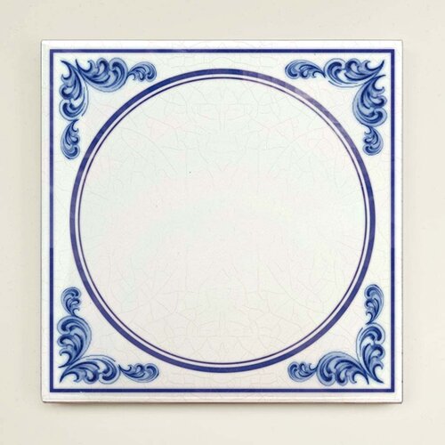 Delfts Blauw tegeltje nr. 62 blanco