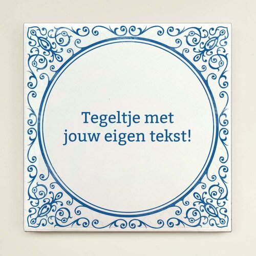 Delfts Blauw tegeltje nr. 76