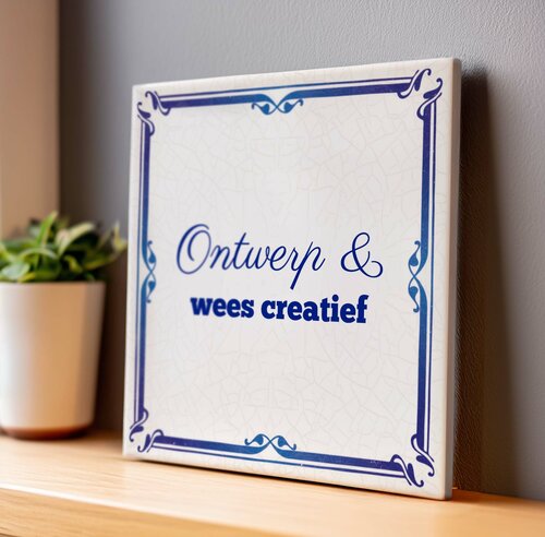 Eigen ontwerp tegeltje Eigen ontwerp tegeltje