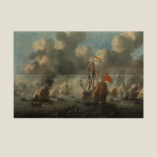 Tegeltableau Zeeslag Tegeltableau Zeeslag