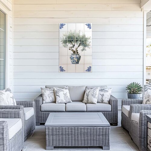 Tegeltableau Olijfboom Tegeltableau Olijfboom