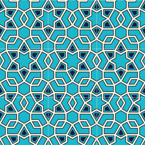 Tegeltableau Moors patroon Tegeltableau Moors patroon