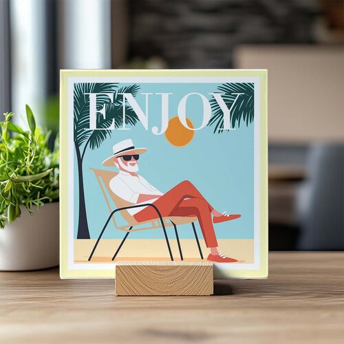 Tegeltje - Tired & Retired